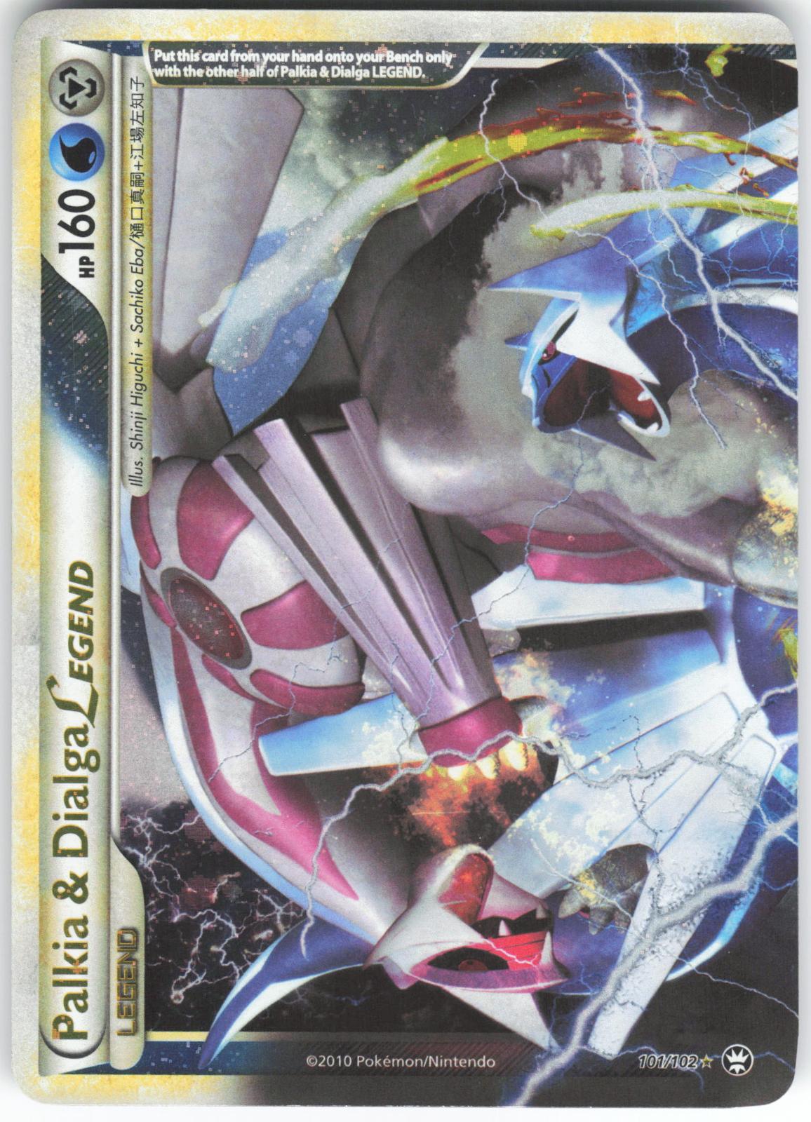 Palkia & Dialga LEGEND 101/102 LEGEND HGSS Triumphant LP