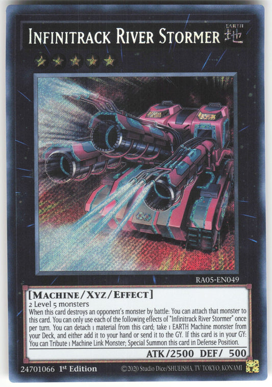 Infinitrack River Stormer (Secret Rare) Secret Rare Rarity Collection 5 RA05-EN049 NM