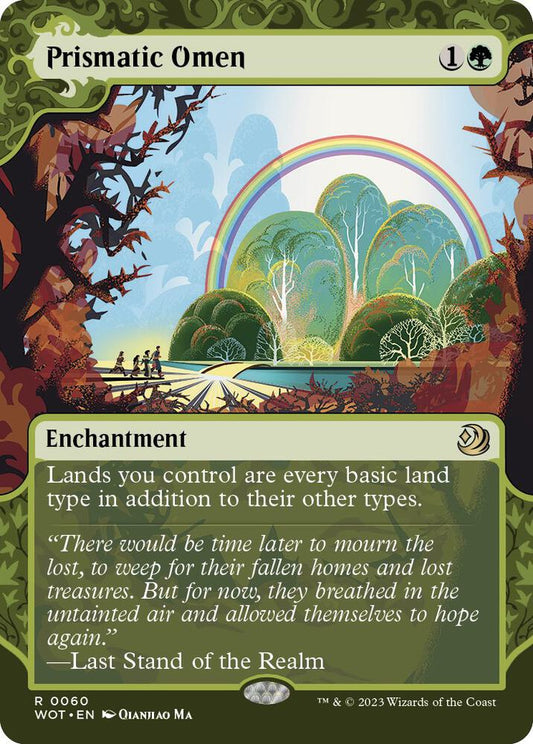 Prismatic Omen 60 Rare Wilds of Eldraine: Enchanting Tales NM/M