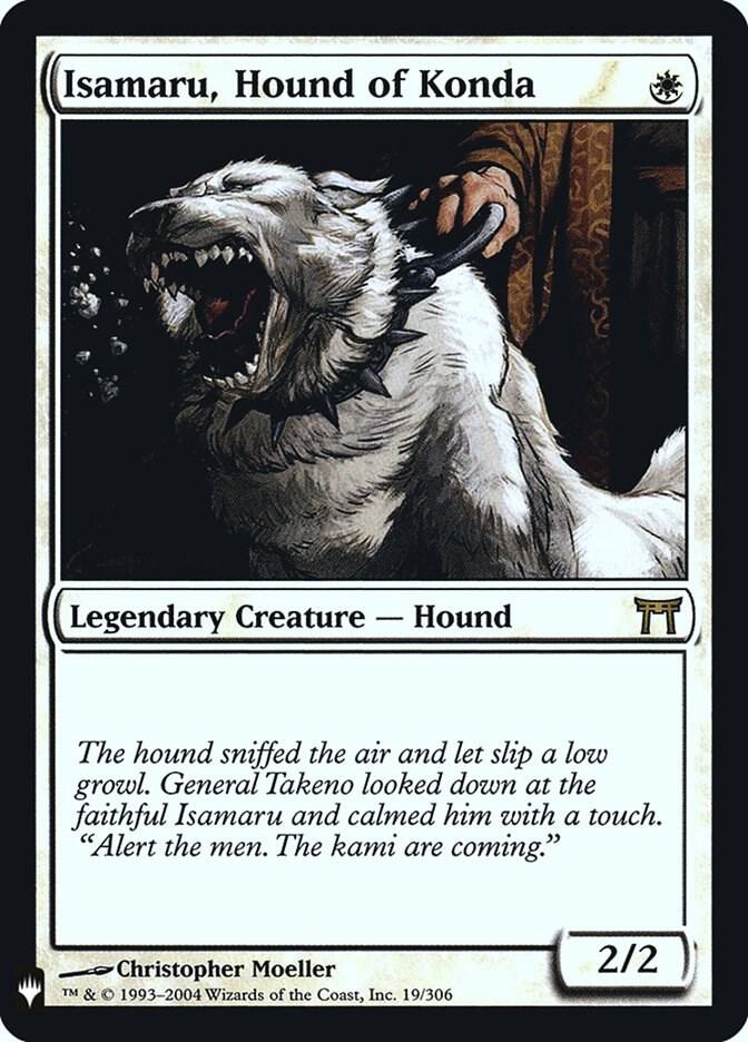 Isamaru, Hound of Konda 19 Foil Rare The List Reprints NM/M