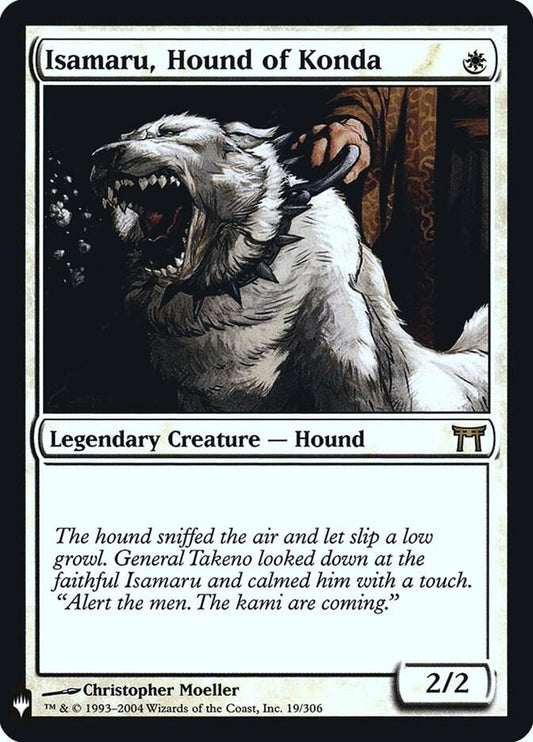 Isamaru, Hound of Konda 19 Foil Rare The List Reprints NM/M