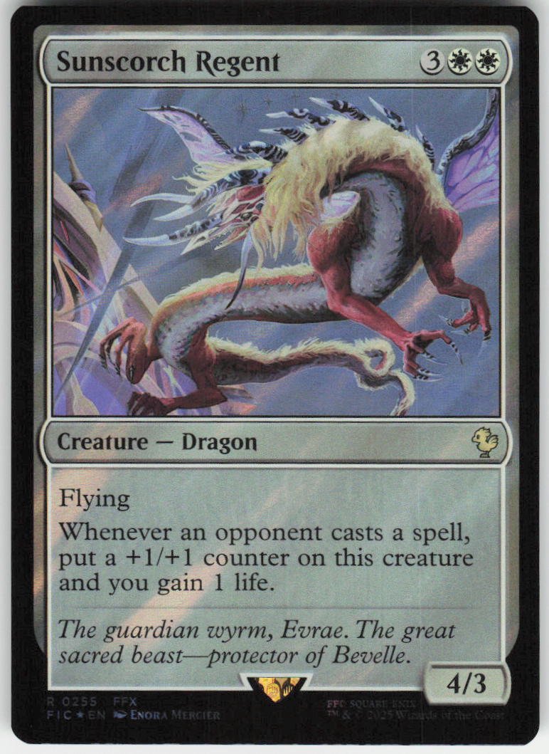 Sunscorch Regent (Surge Foil) R Commander: FINAL FANTASY 255 NM