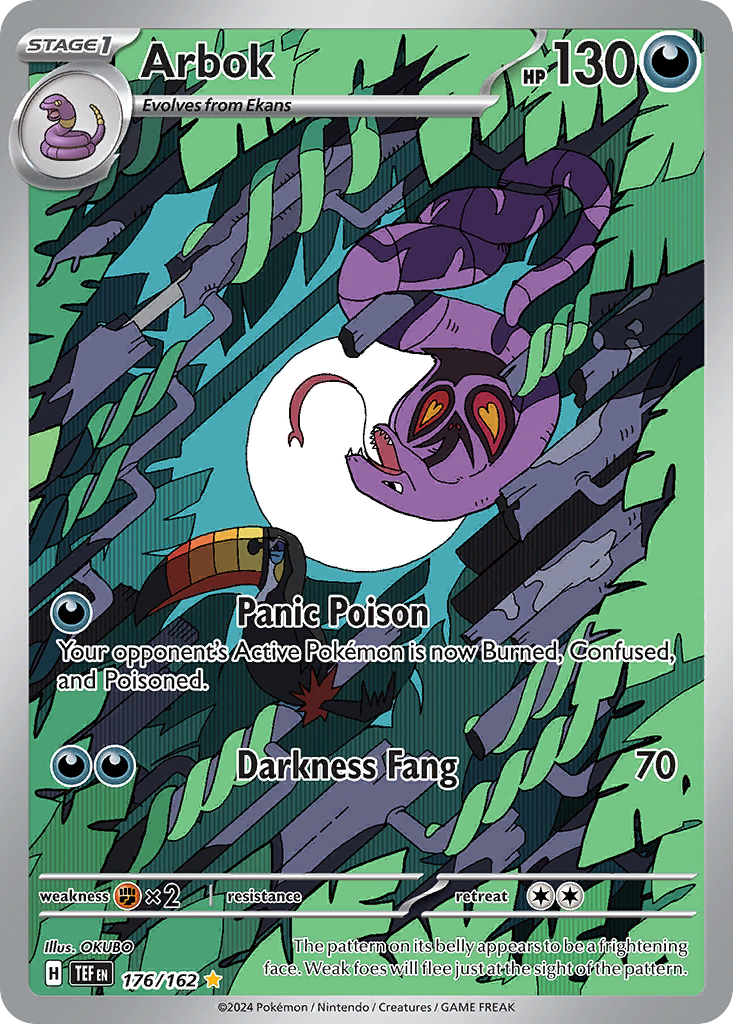 Arbok 176/162 Illustration Rare Temporal Forces NM/M