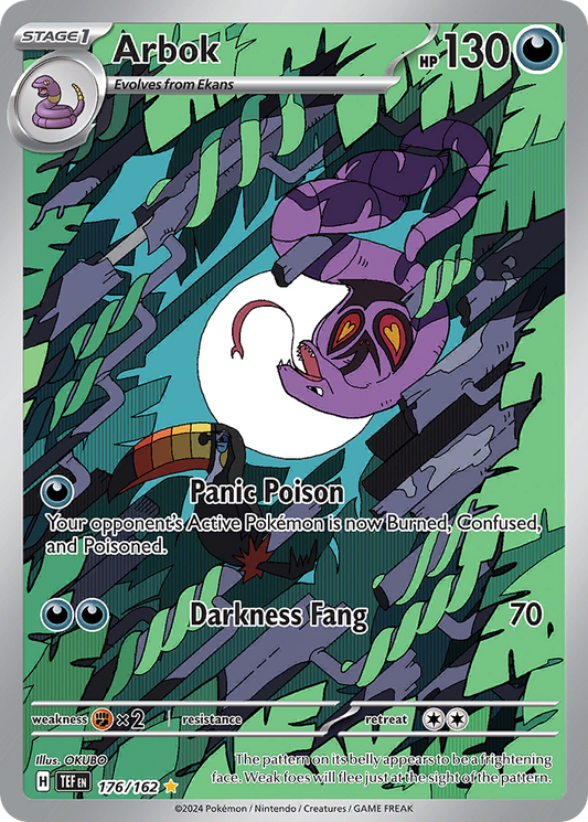 Arbok 176/162 Illustration Rare Temporal Forces NM/M