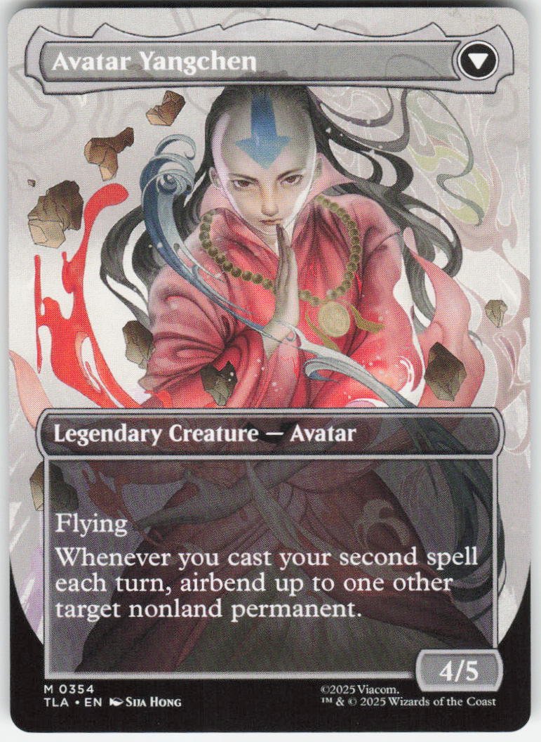 The Legend of Yangchen (Borderless) M Avatar: The Last Airbender 354 NM (Back)