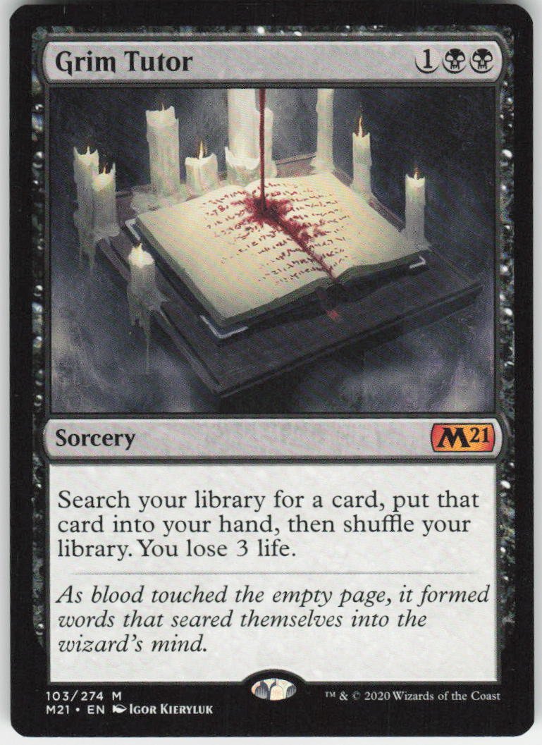 Grim Tutor M Core Set 2021 103 NM