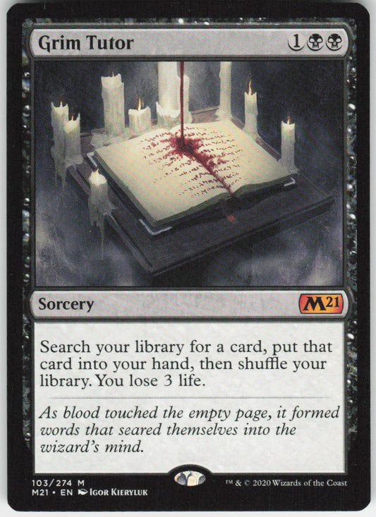 Grim Tutor M Core Set 2021 103 NM