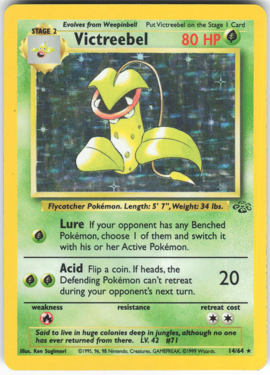 Victreebel 14/64 Rare Jungle Unlimited Holo LP
