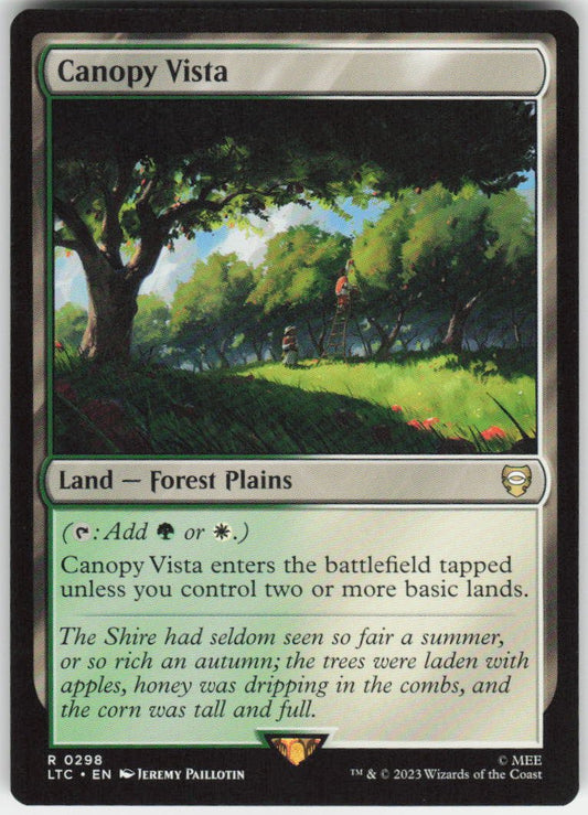 Canopy Vista R Commander: The Lord of the Rings: Tales of Middle-earth 298 NM