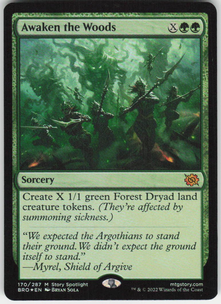 Awaken the Woods M The Brothers' War 170 NM