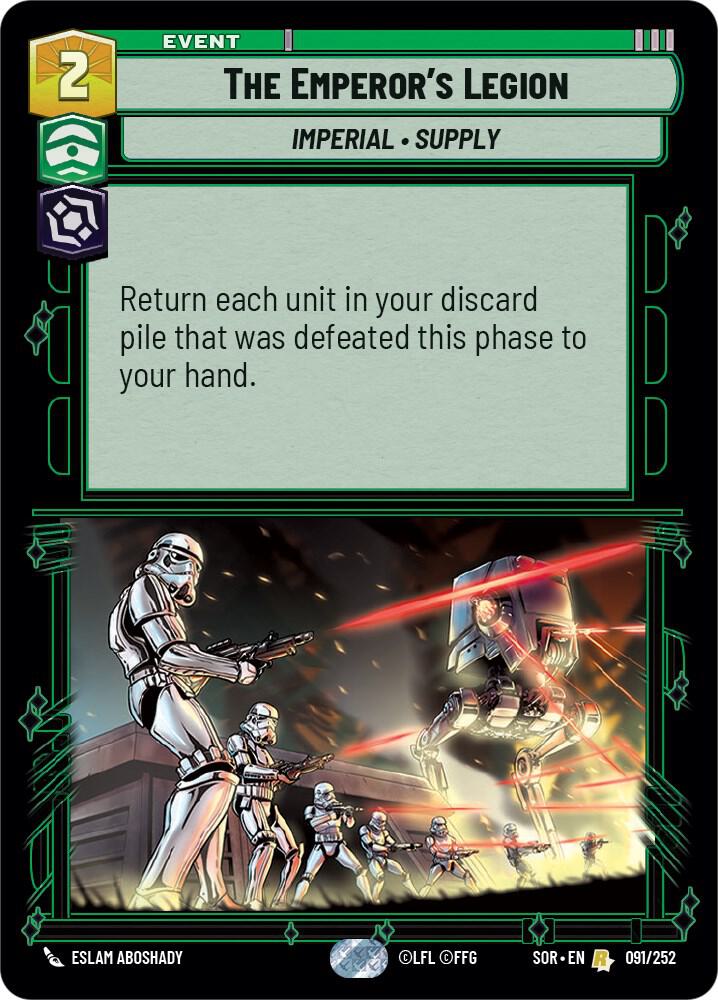 The Emperor's Legion 091/252 Rare Spark of Rebellion NM/M