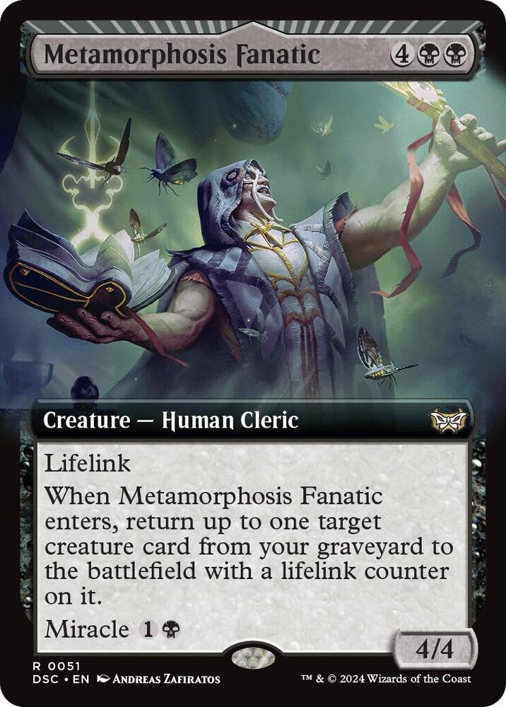 Metamorphosis Fanatic (Extended Art) 51 Commander: Duskmourn: House of Horror NM/M