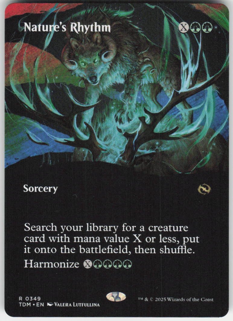 Nature's Rhythm (Borderless) R Tarkir: Dragonstorm 349 NM