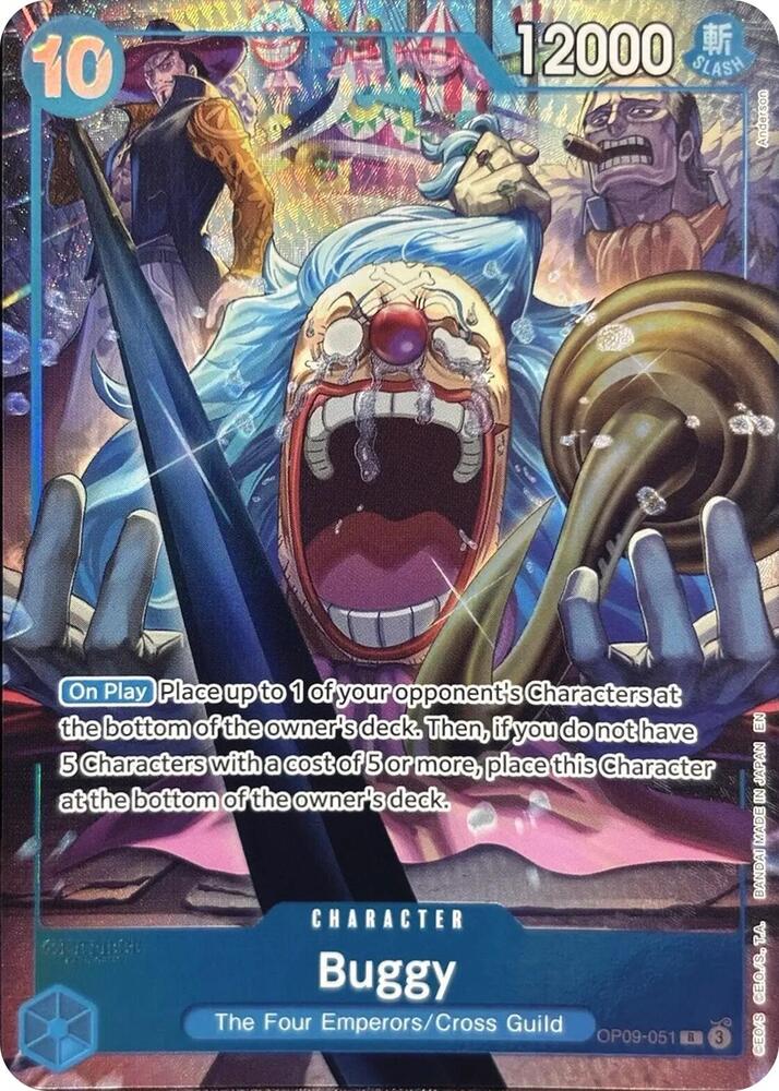 Buggy (051) (English Version 2nd Anniversary Set) OP09-051 One Piece Promotion Cards NM/M
