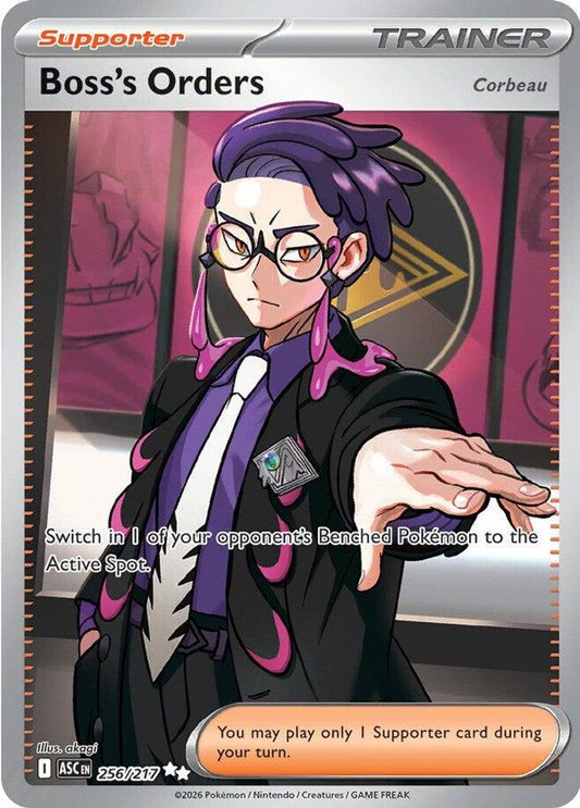 Boss's Orders [Corbeau] 256/217 Ultra Rare Ascended Heroes NM/M