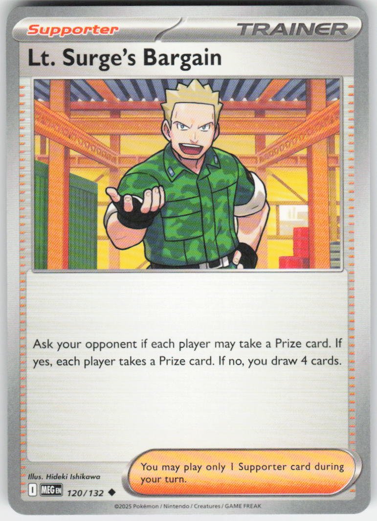 Lt. Surge's Bargain - Uncommon ME01: Mega Evolution 120/132 NM