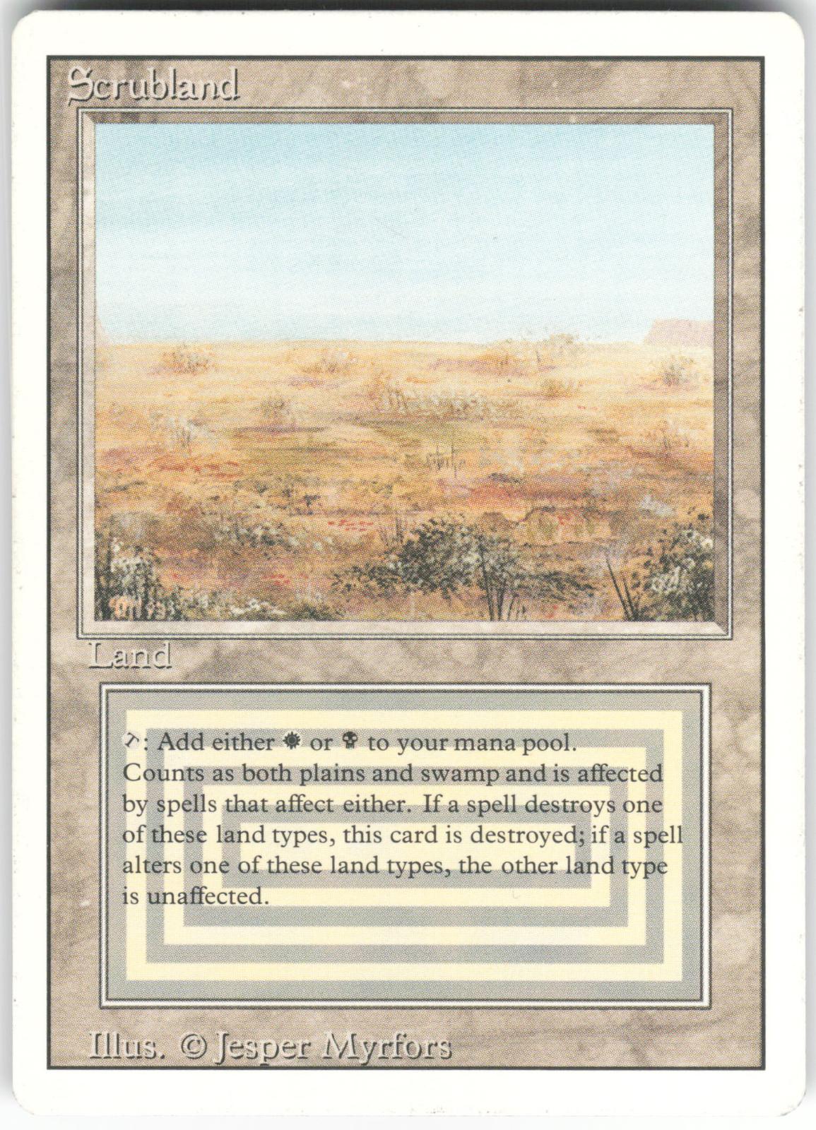 Scrubland Rare Revised Edition LP