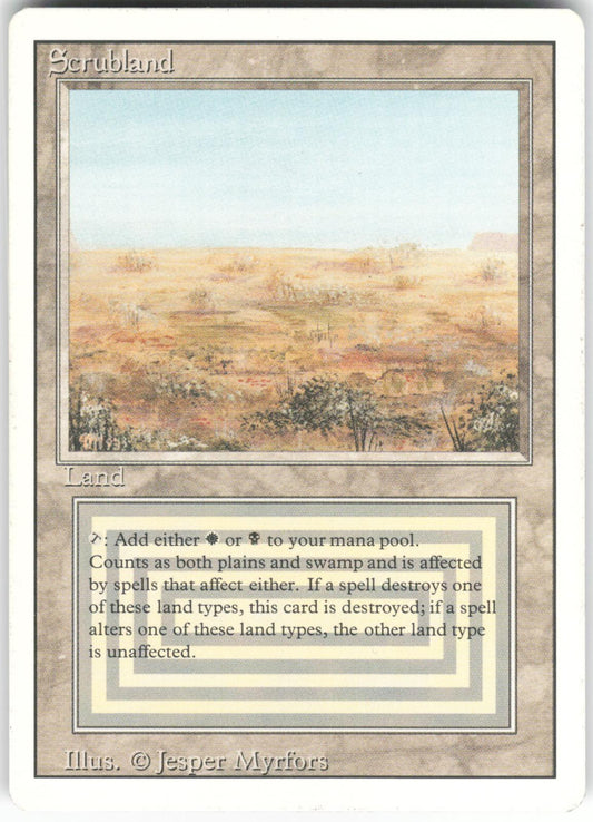 Scrubland Rare Revised Edition LP