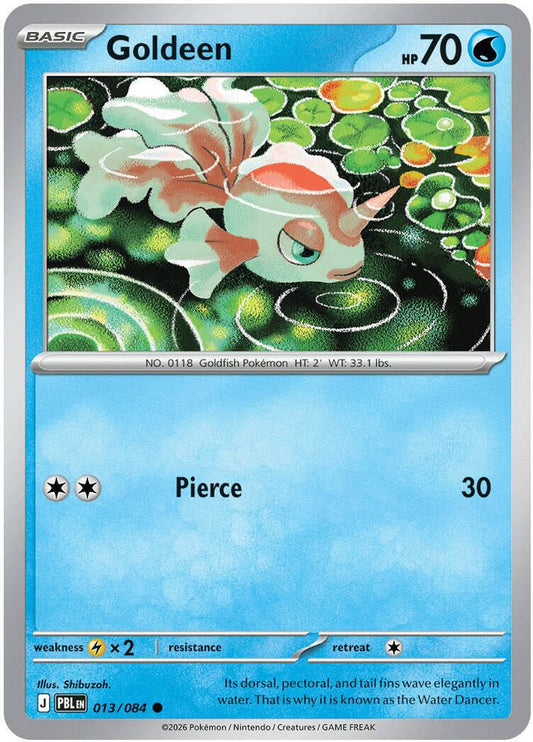 Goldeen 013/084 Common Reverse Holo Pitch Black NM/M