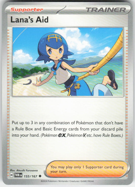 Lana's Aid - Uncommon SV06: Twilight Masquerade 155/167 NM