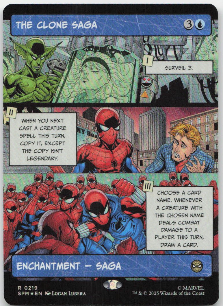 The Clone Saga (Borderless) R Marvel's Spider-Man 219 NM