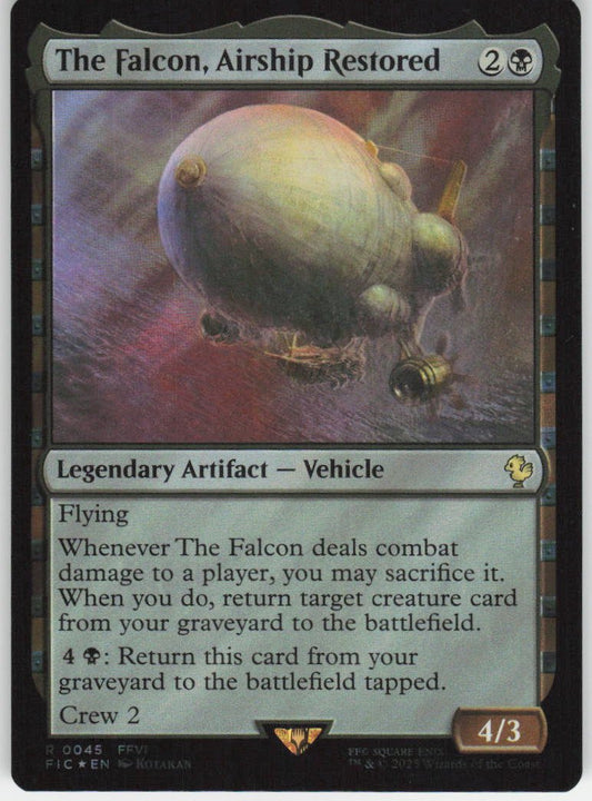 The Falcon, Airship Restored (Surge Foil) R Commander: FINAL FANTASY 45 NM