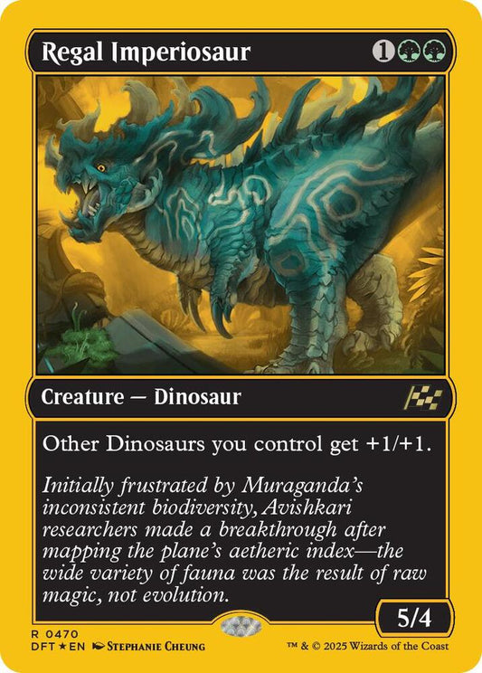 Regal Imperiosaur (First-Place Foil) 470 Rare Aetherdrift Foil NM/M