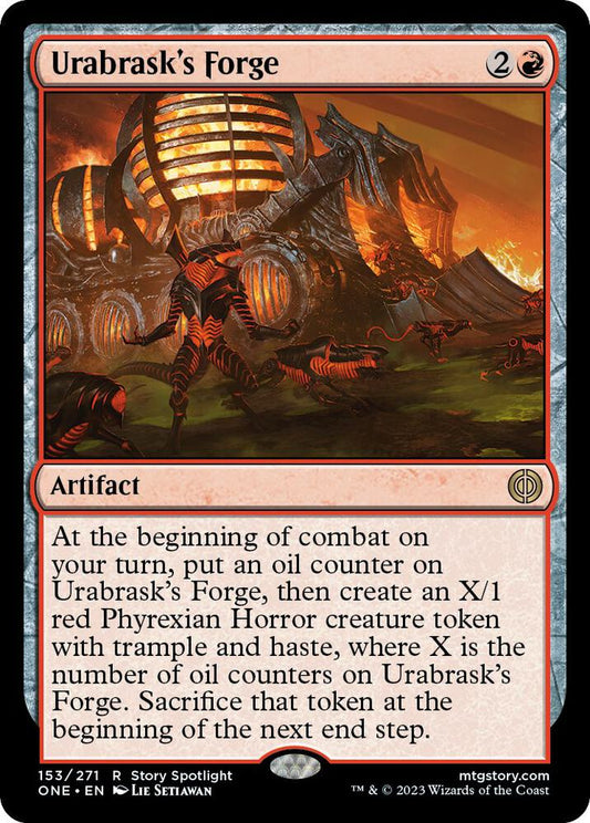 Urabrask's Forge 153 Foil Rare Phyrexia: All Will Be One NM/M