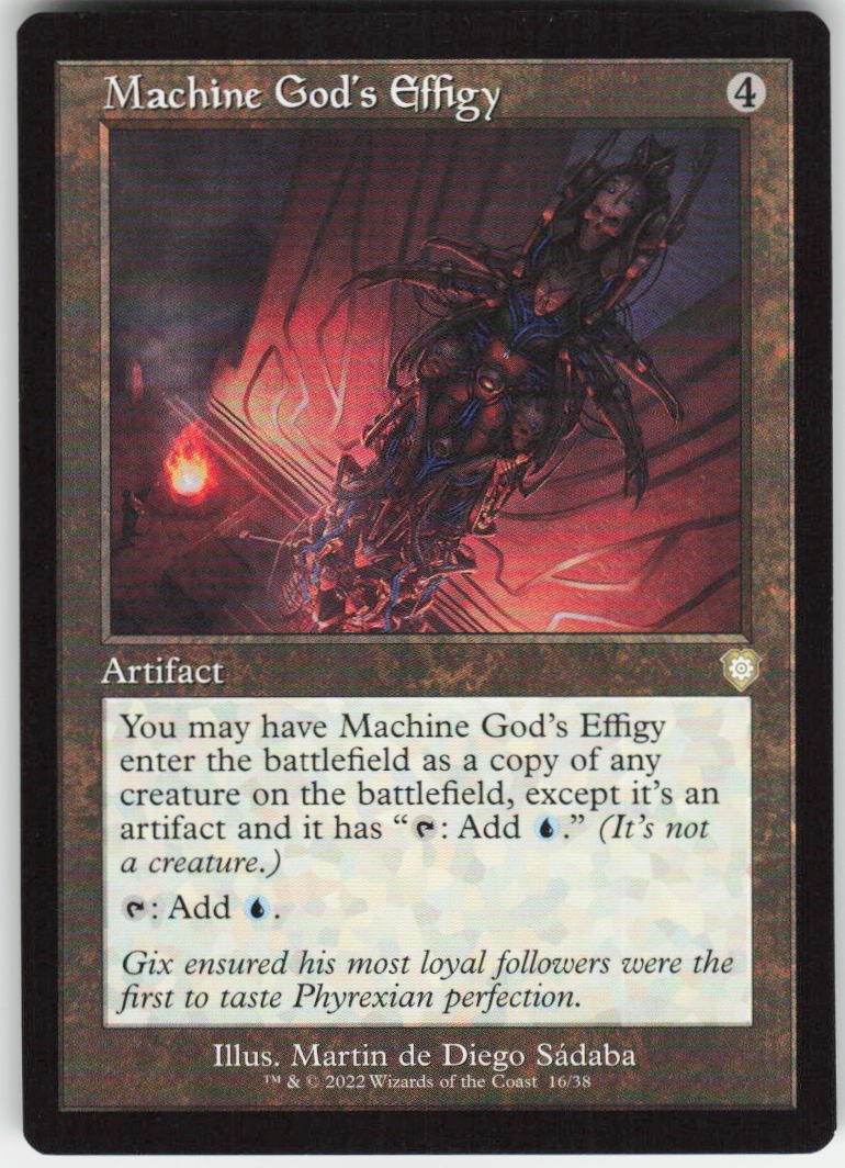 Machine God's Effigy (Retro Frame) R Commander: The Brothers' War 16 NM
