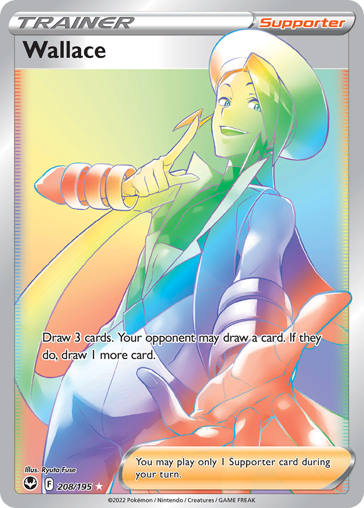 Wallace 208/195 Rainbow Rare Silver Tempest NM/M