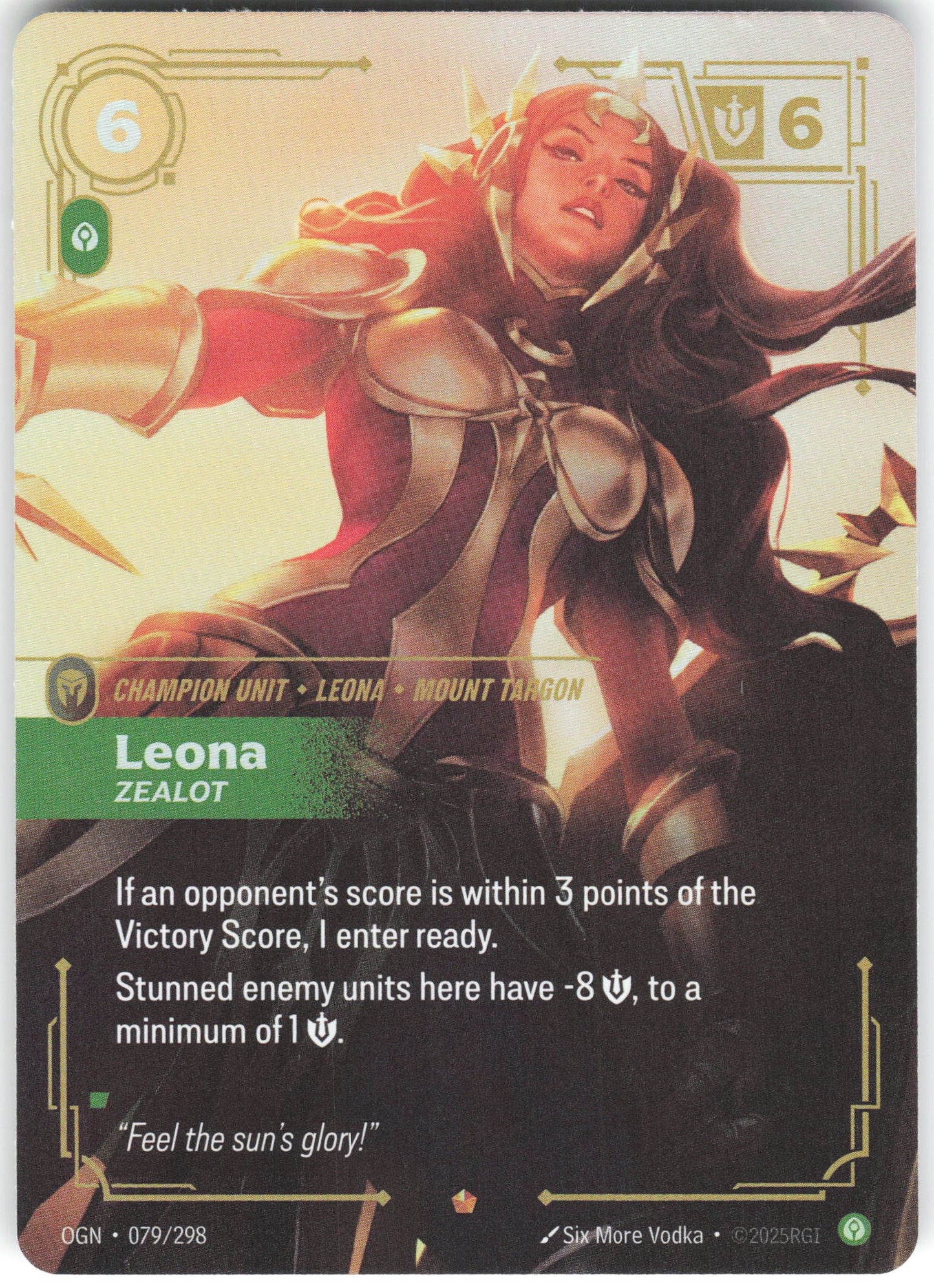 Leona - Zealot Epic Origins 079/298 NM