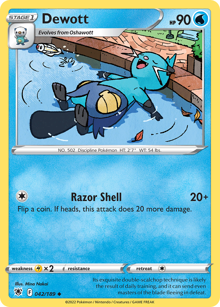 Dewott 042/189 Uncommon Astral Radiance NM/LP