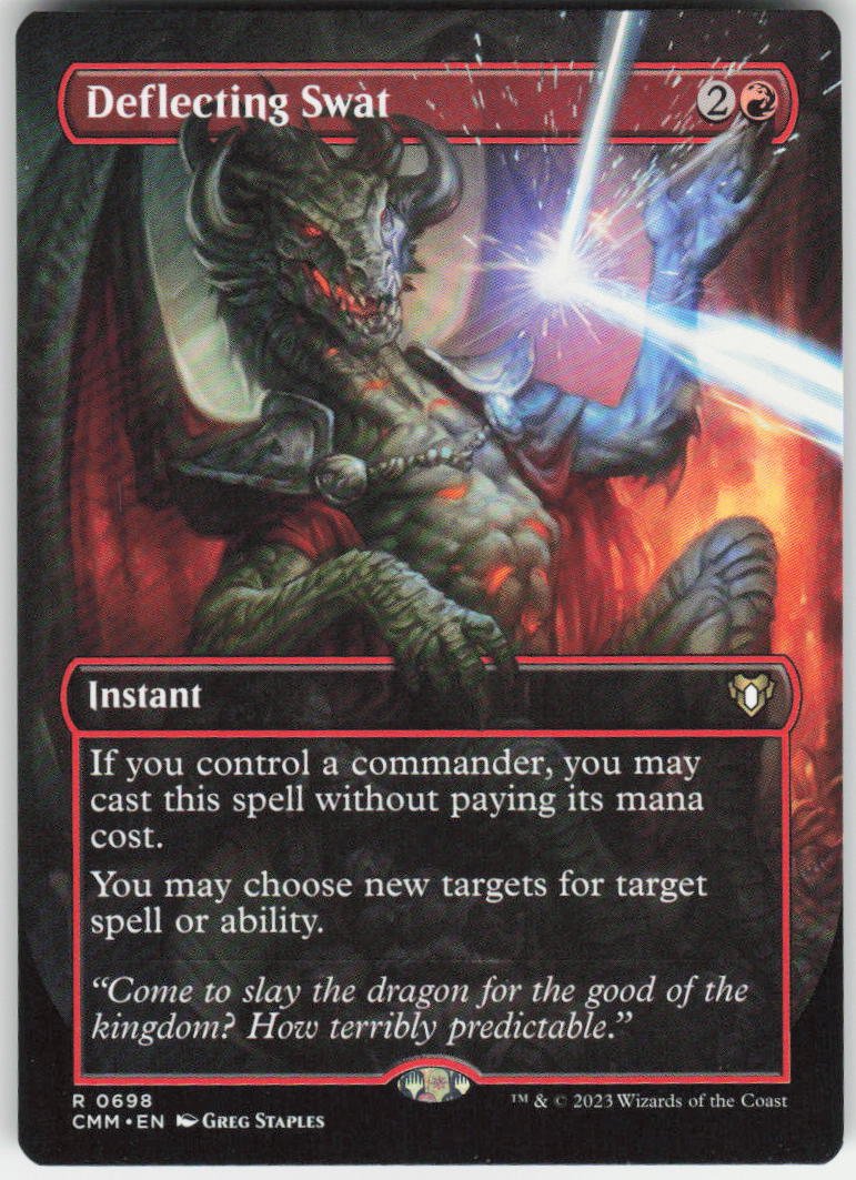 Deflecting Swat (Borderless) R Commander Masters 698 NM