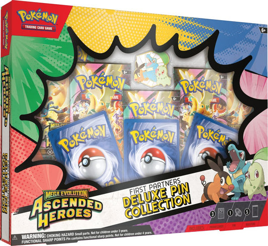 Pokemon TCG: Mega Evolution -  Ascended Heroes First Partners Deluxe Pin Collection