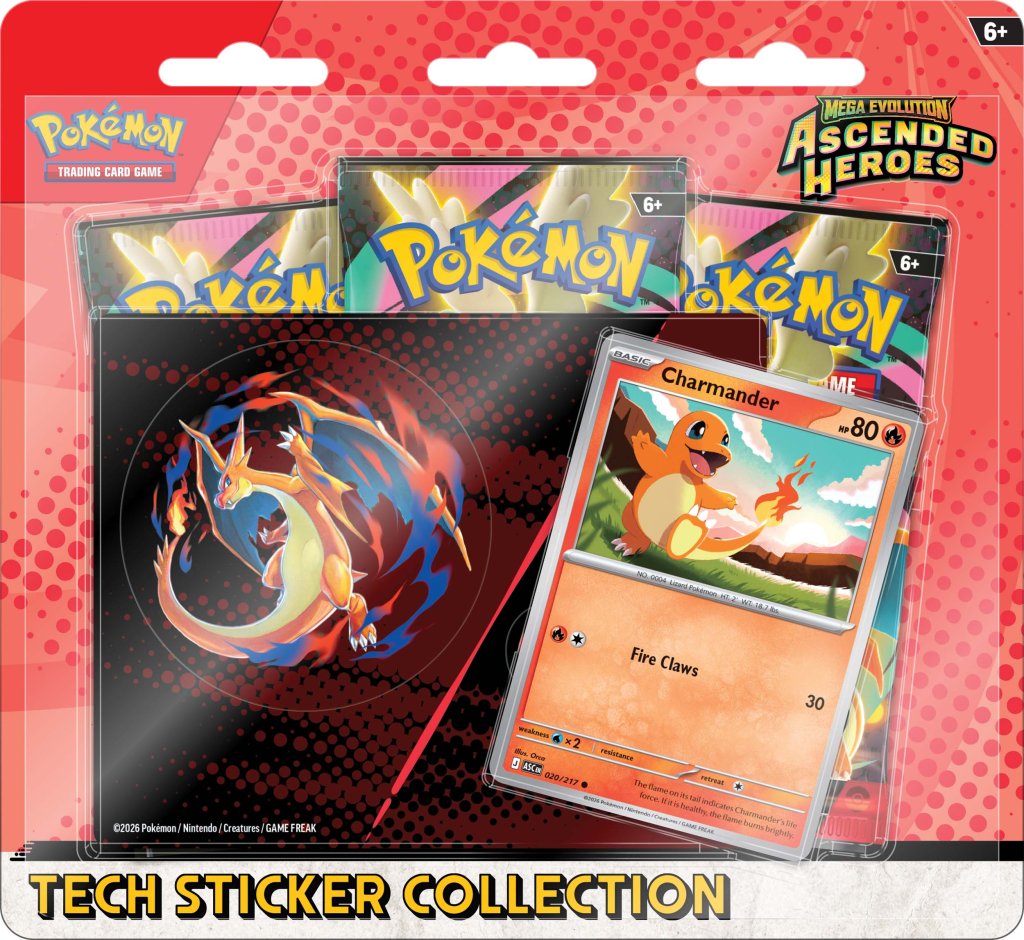 Pokemon TCG: Mega Evolution -  Ascended Heroes Ascended Heroes Tech Sticker Collection