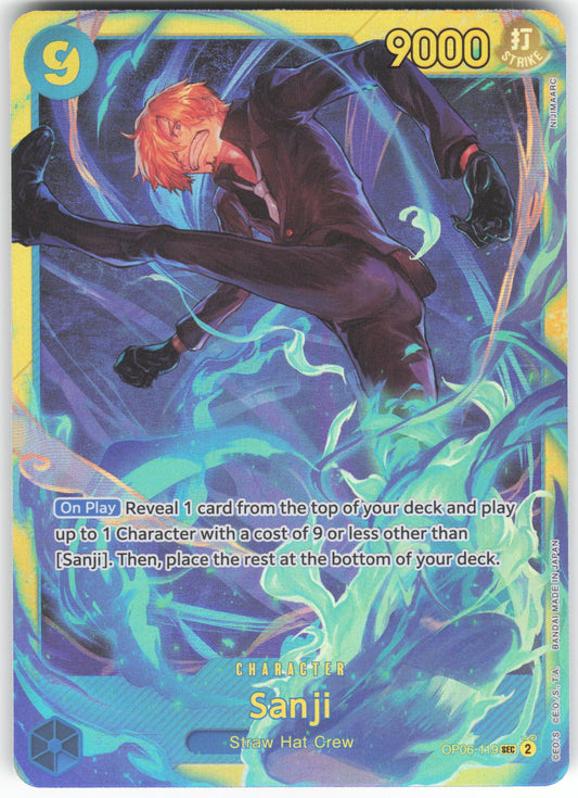 Sanji SEC Wings of the Captain OP06-119 NM