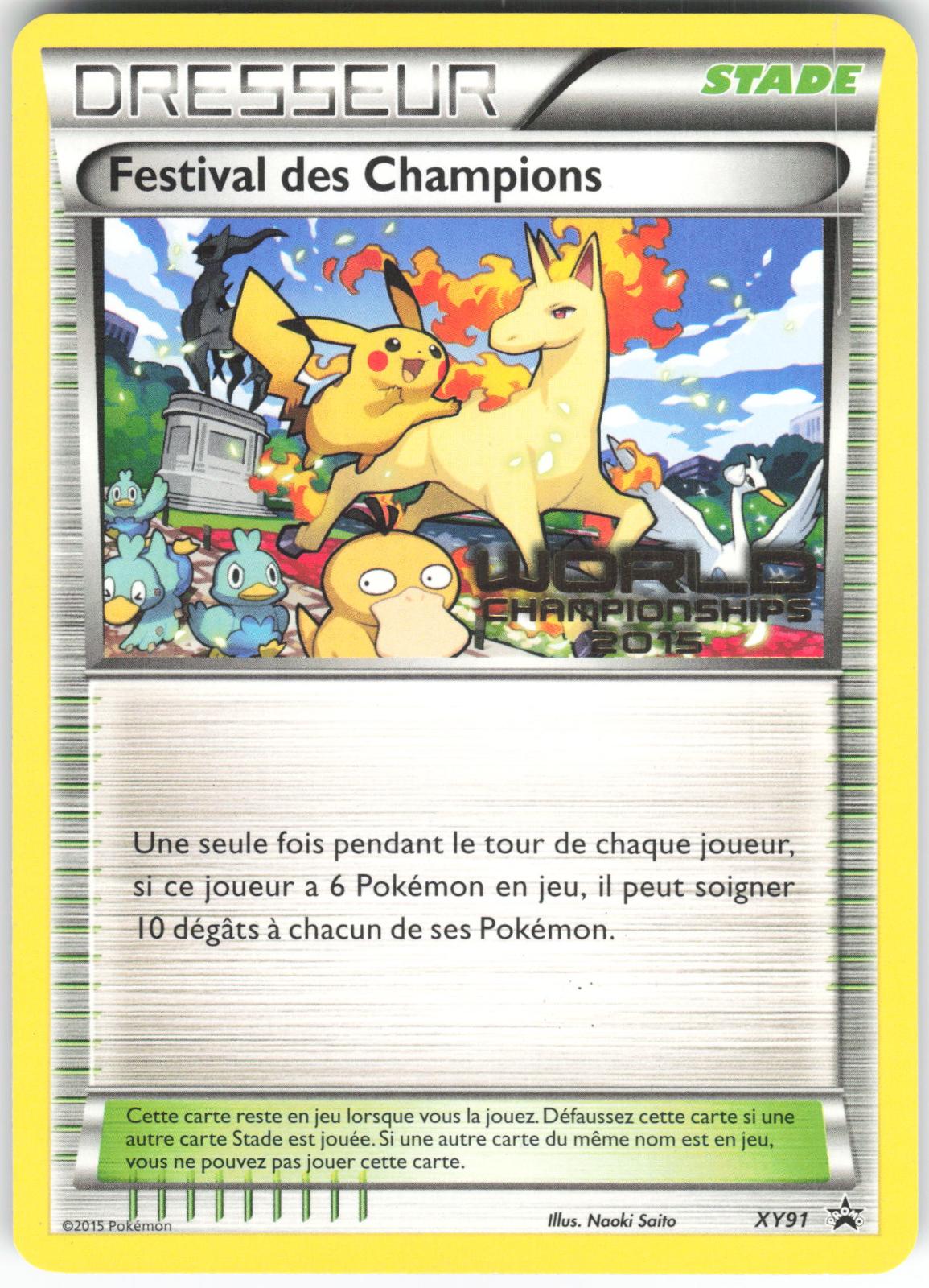 Champions Festival (French) (2015) XY91 Promo XY Promo NM/M