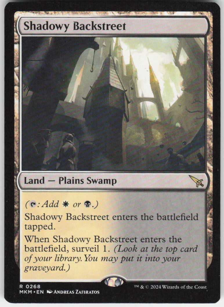 Shadowy Backstreet R Murders at Karlov Manor 268 NM