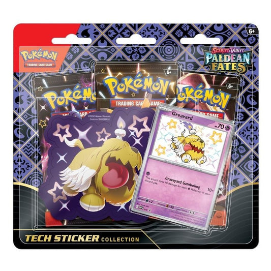 Pokemon TCG SV 4.5 Paldean Fates Tech Sticker Blister