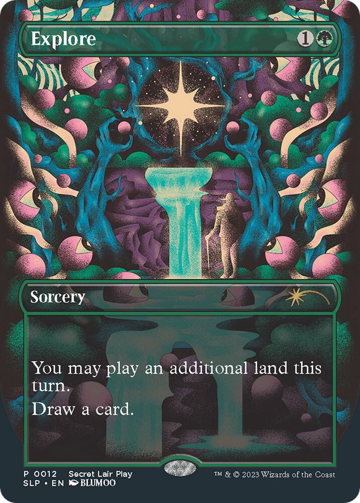 Explore 12 Promo Foil Secret Lair Showdown NM/M