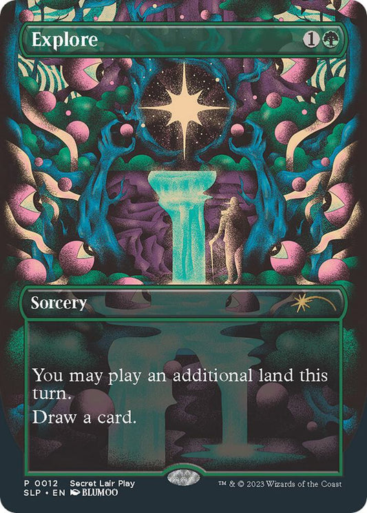 Explore 12 Promo Foil Secret Lair Showdown NM/M