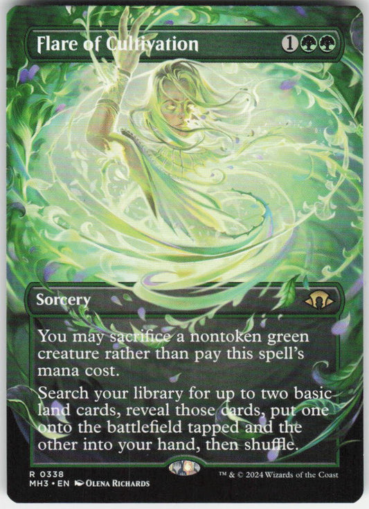 Flare of Cultivation (Borderless) R Modern Horizons 3 338 NM