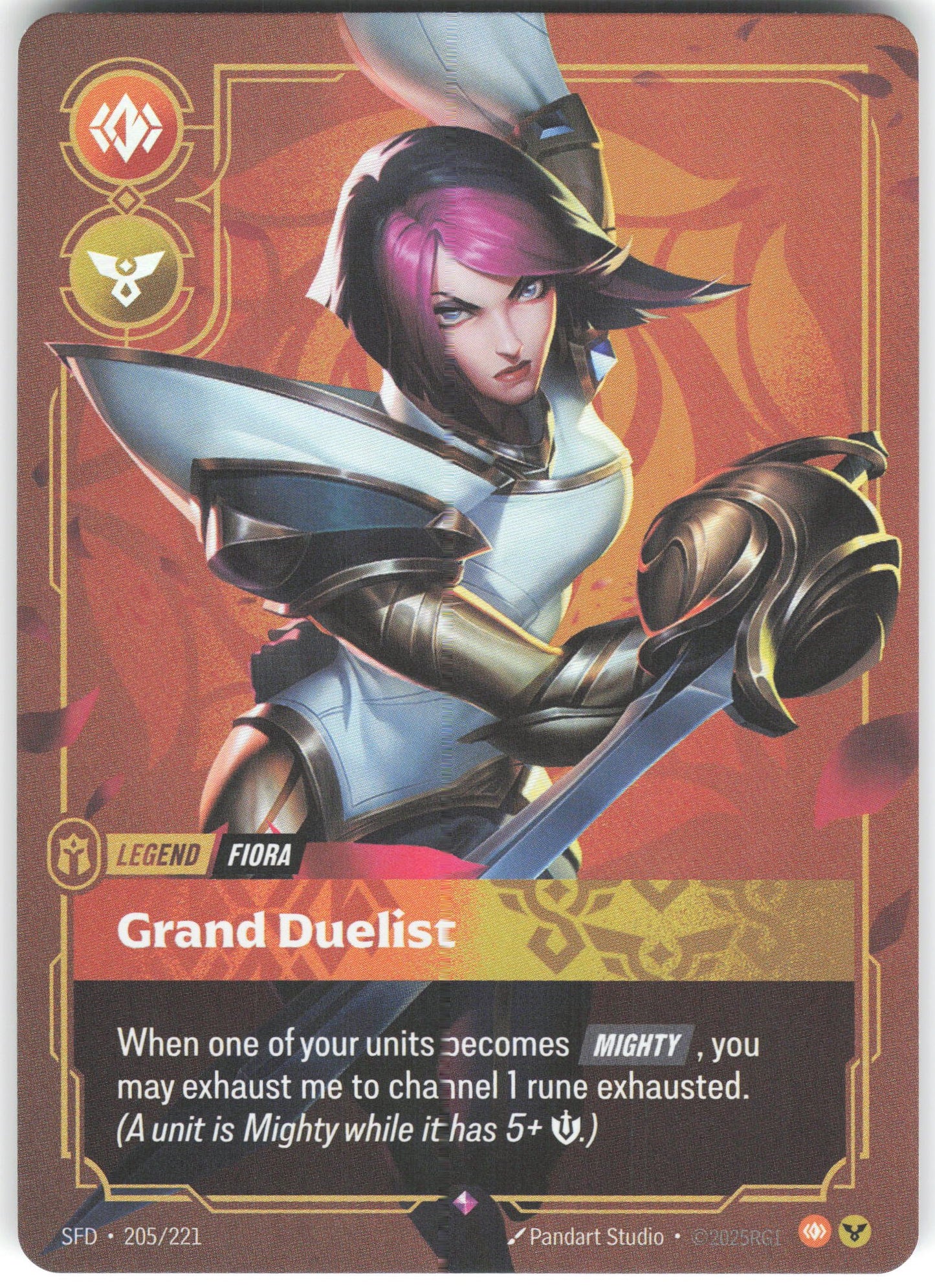 Fiora - Grand Duelist Rare Spiritforged 205/221 NM