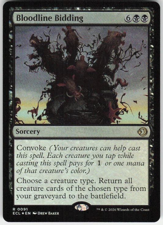 Bloodline Bidding (Foil) R Lorwyn Eclipsed 91 NM