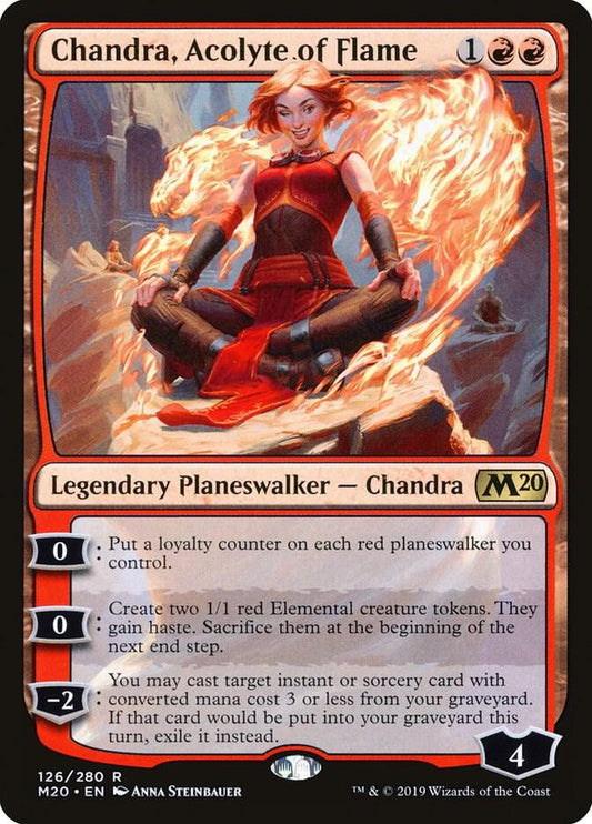 Chandra, Acolyte of Flame 126 Rare Core Set 2020 NM/M