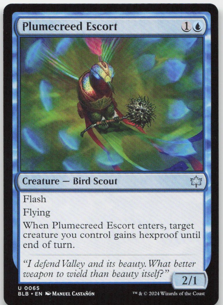 Plumecreed Escort U Bloomburrow 65 NM