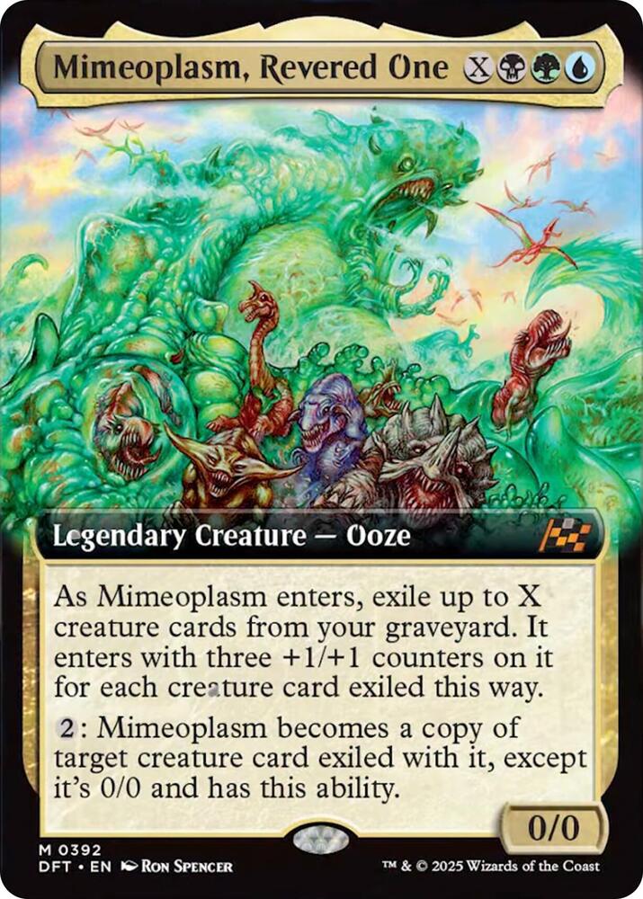 Mimeoplasm, Revered One (Extended Art) 392 Mythic Aetherdrift NM/M