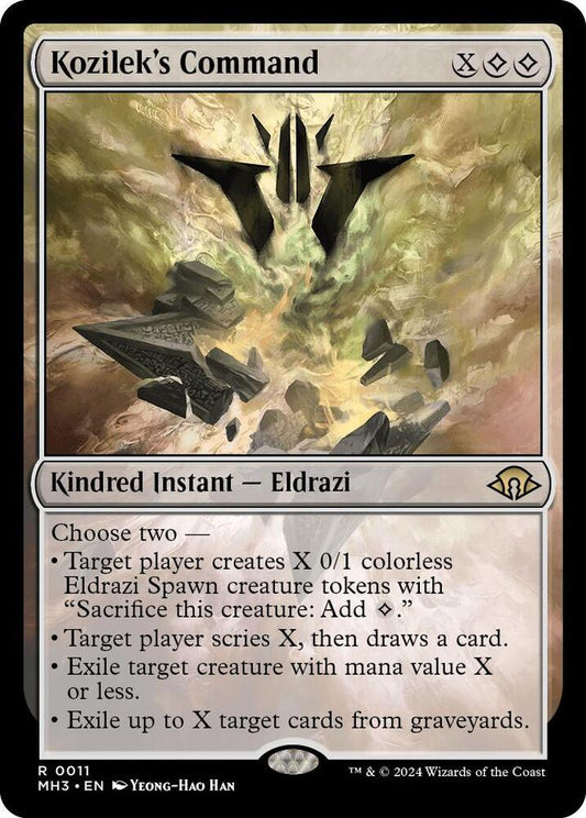 Kozilek's Command 11 Rare Foil Modern Horizons 3 NM/M
