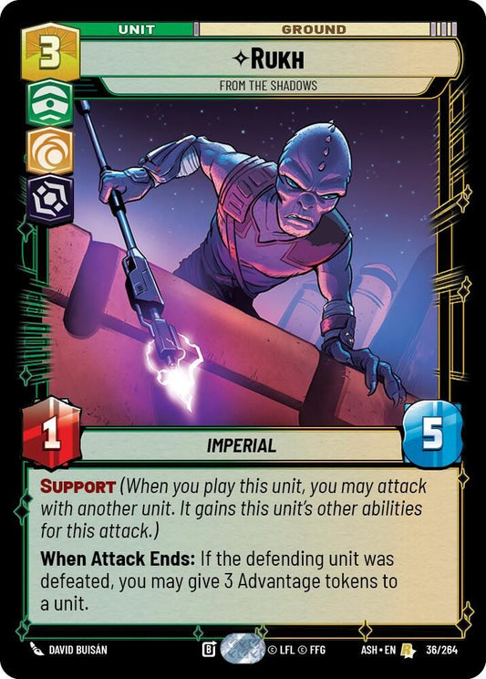 Rukh - From the Shadows 36/264 Rare Ashes of the Empire NM/M