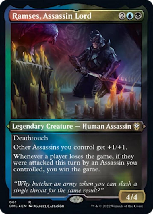 Ramses, Assassin Lord (Foil Etched) 61 Foil Commander: Dominaria United NM/M